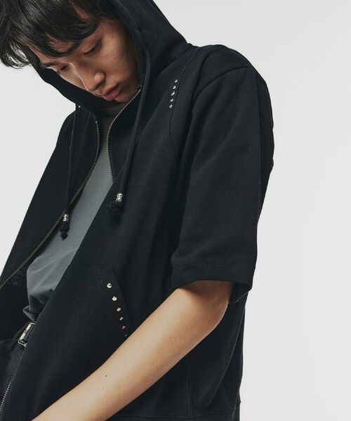 tk.TAKEO KIKUCHI / ティーケー タケオキクチ パーカー | スタッズ ダブルZIPパーカ | 詳細18