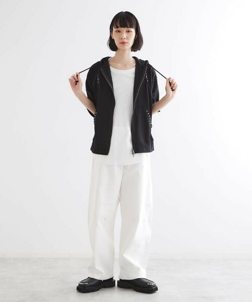 tk.TAKEO KIKUCHI / ティーケー タケオキクチ パーカー | スタッズ ダブルZIPパーカ | 詳細21