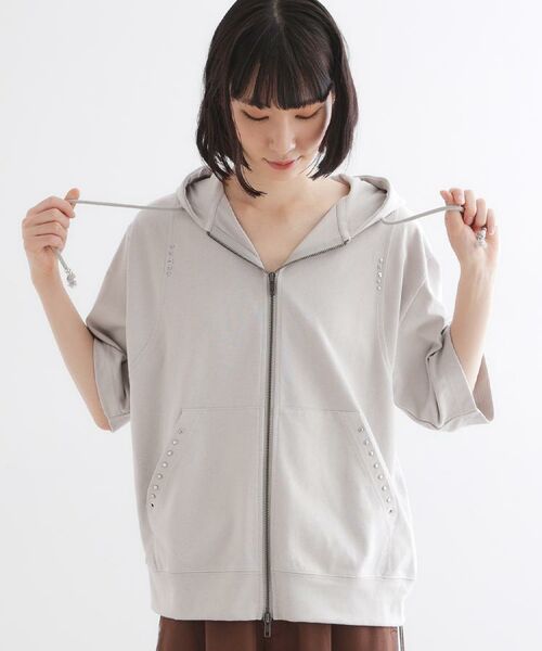 tk.TAKEO KIKUCHI / ティーケー タケオキクチ パーカー | スタッズ ダブルZIPパーカ | 詳細23