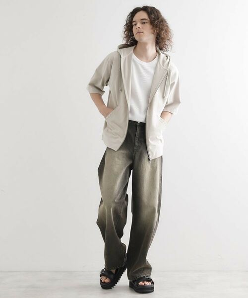 tk.TAKEO KIKUCHI / ティーケー タケオキクチ パーカー | スタッズ ダブルZIPパーカ | 詳細3