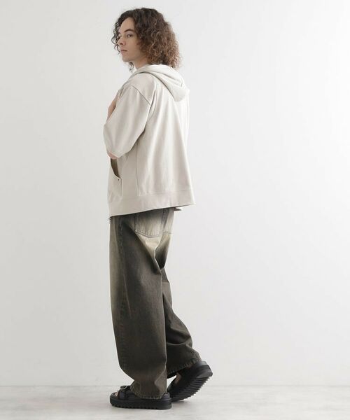 tk.TAKEO KIKUCHI / ティーケー タケオキクチ パーカー | スタッズ ダブルZIPパーカ | 詳細4