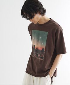 tk.TAKEO KIKUCHI / ティーケー タケオキクチ Tシャツ | ウェスタンフォトスタッズTシャツ