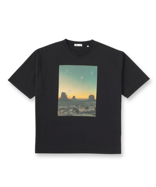 tk.TAKEO KIKUCHI / ティーケー タケオキクチ Tシャツ | ウェスタンフォトスタッズTシャツ | 詳細1