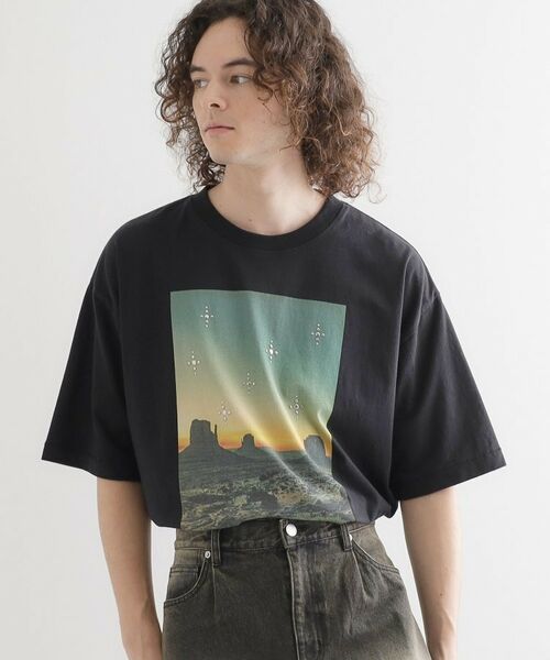 tk.TAKEO KIKUCHI / ティーケー タケオキクチ Tシャツ | ウェスタンフォトスタッズTシャツ | 詳細2