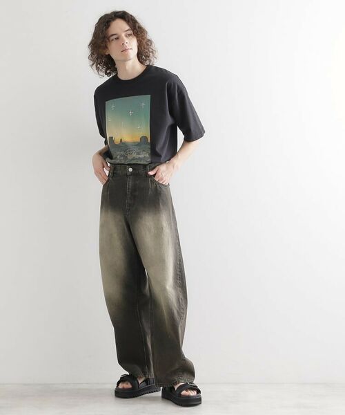 tk.TAKEO KIKUCHI / ティーケー タケオキクチ Tシャツ | ウェスタンフォトスタッズTシャツ | 詳細3