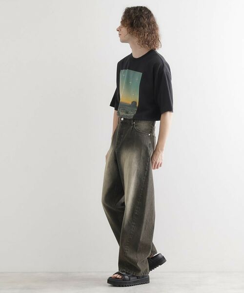 tk.TAKEO KIKUCHI / ティーケー タケオキクチ Tシャツ | ウェスタンフォトスタッズTシャツ | 詳細4