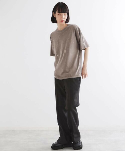 tk.TAKEO KIKUCHI / ティーケー タケオキクチ Tシャツ | ヴィンテージライクスタッズTシャツ | 詳細17