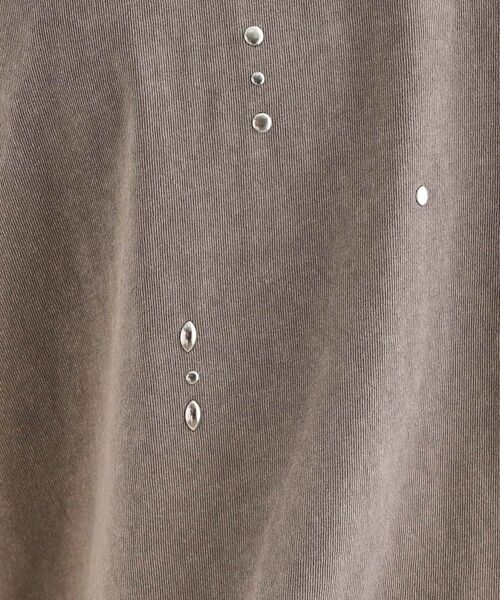 tk.TAKEO KIKUCHI / ティーケー タケオキクチ Tシャツ | ヴィンテージライクスタッズTシャツ | 詳細18