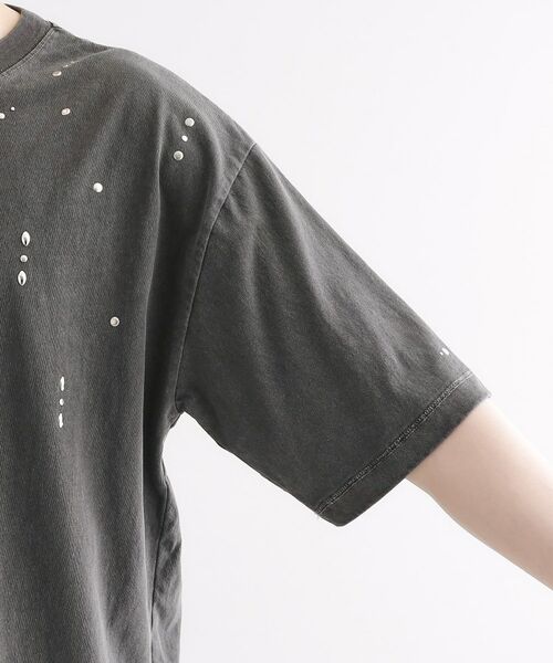 tk.TAKEO KIKUCHI / ティーケー タケオキクチ Tシャツ | ヴィンテージライクスタッズTシャツ | 詳細23