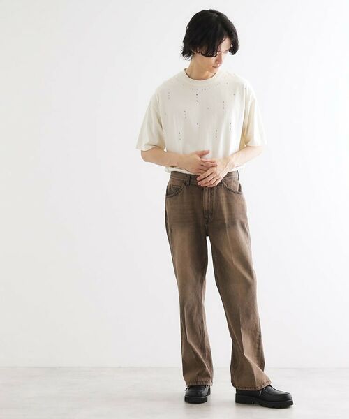 tk.TAKEO KIKUCHI / ティーケー タケオキクチ Tシャツ | ヴィンテージライクスタッズTシャツ | 詳細8