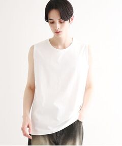 tk.TAKEO KIKUCHI / ティーケー タケオキクチ カットソー | 【接触冷感／UVカット／抗菌】フレンドリークールノースリーブカットソー