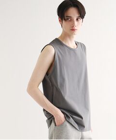 tk.TAKEO KIKUCHI / ティーケー タケオキクチ カットソー | 【接触冷感／UVカット／抗菌】フレンドリークールノースリーブカットソー