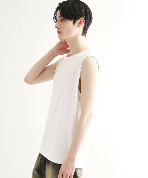 tk.TAKEO KIKUCHI / ティーケー タケオキクチ カットソー | 【接触冷感/UVカット/抗菌】フレンドリークールノースリーブカットソー | 詳細2