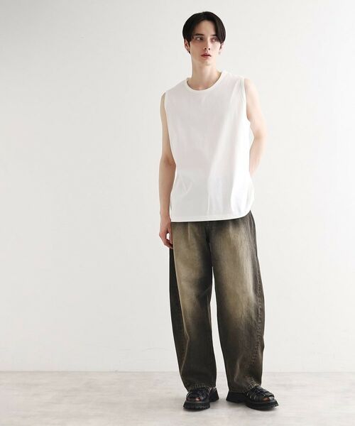 tk.TAKEO KIKUCHI / ティーケー タケオキクチ カットソー | 【接触冷感/UVカット/抗菌】フレンドリークールノースリーブカットソー | 詳細4