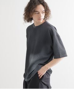 tk.TAKEO KIKUCHI / ティーケー タケオキクチ カットソー | ブラーフクレジャカードカットソー