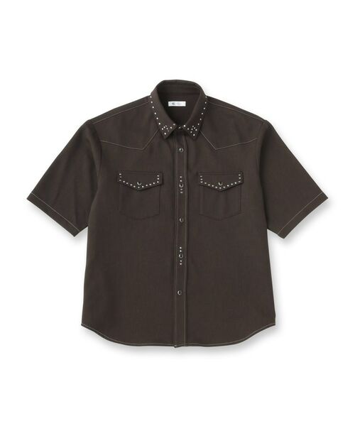 tk.TAKEO KIKUCHI / ティーケー タケオキクチ シャツ・ブラウス | ウェスタンスタッズシャツ | 詳細1