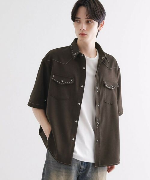 tk.TAKEO KIKUCHI / ティーケー タケオキクチ シャツ・ブラウス | ウェスタンスタッズシャツ | 詳細10