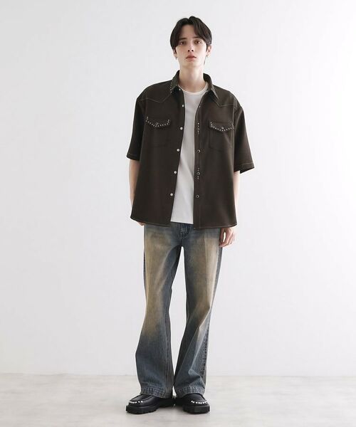 tk.TAKEO KIKUCHI / ティーケー タケオキクチ シャツ・ブラウス | ウェスタンスタッズシャツ | 詳細12