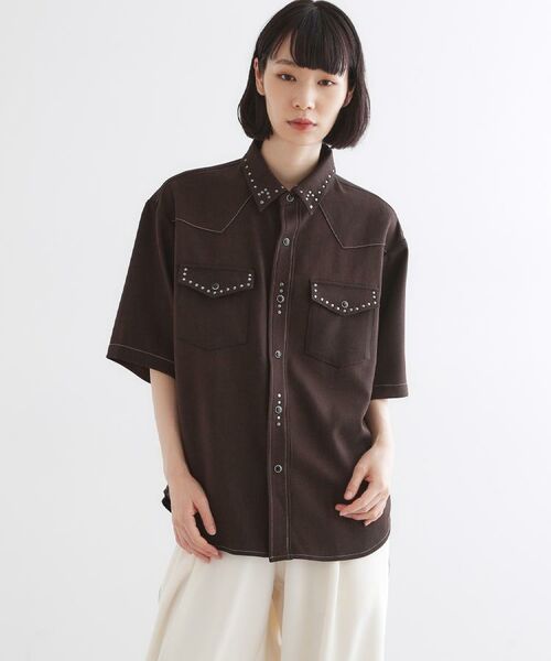 tk.TAKEO KIKUCHI / ティーケー タケオキクチ シャツ・ブラウス | ウェスタンスタッズシャツ | 詳細13