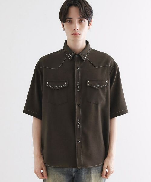 tk.TAKEO KIKUCHI / ティーケー タケオキクチ シャツ・ブラウス | ウェスタンスタッズシャツ | 詳細16