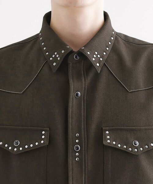 tk.TAKEO KIKUCHI / ティーケー タケオキクチ シャツ・ブラウス | ウェスタンスタッズシャツ | 詳細19