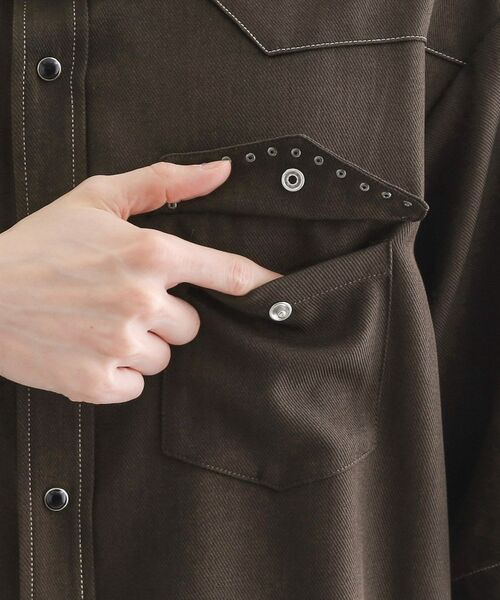 tk.TAKEO KIKUCHI / ティーケー タケオキクチ シャツ・ブラウス | ウェスタンスタッズシャツ | 詳細20