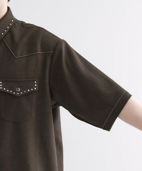 tk.TAKEO KIKUCHI / ティーケー タケオキクチ シャツ・ブラウス | ウェスタンスタッズシャツ | 詳細21