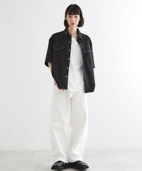 tk.TAKEO KIKUCHI / ティーケー タケオキクチ シャツ・ブラウス | ウェスタンスタッズシャツ | 詳細8