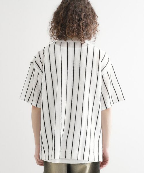 tk.TAKEO KIKUCHI / ティーケー タケオキクチ シャツ・ブラウス | 【セットアイテム】透かし編みオープンシャツ | 詳細15