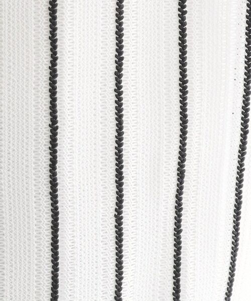 tk.TAKEO KIKUCHI / ティーケー タケオキクチ シャツ・ブラウス | 【セットアイテム】透かし編みオープンシャツ | 詳細4