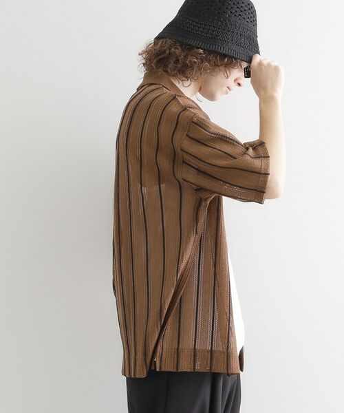 tk.TAKEO KIKUCHI / ティーケー タケオキクチ シャツ・ブラウス | 【セットアイテム】透かし編みオープンシャツ | 詳細9