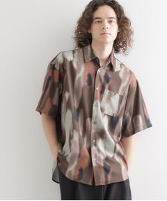 tk.TAKEO KIKUCHI / ティーケー タケオキクチ シャツ・ブラウス | 梨地ボカシプリントシャツ