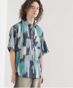 tk.TAKEO KIKUCHI / ティーケー タケオキクチ シャツ・ブラウス | 梨地ボカシプリントシャツ