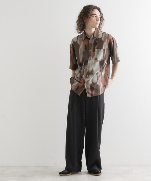 tk.TAKEO KIKUCHI / ティーケー タケオキクチ シャツ・ブラウス | 梨地ボカシプリントシャツ | 詳細10