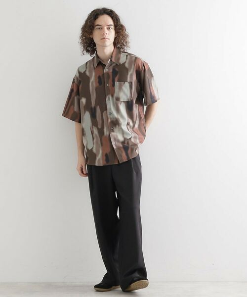 tk.TAKEO KIKUCHI / ティーケー タケオキクチ シャツ・ブラウス | 梨地ボカシプリントシャツ | 詳細11