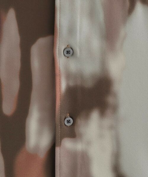 tk.TAKEO KIKUCHI / ティーケー タケオキクチ シャツ・ブラウス | 梨地ボカシプリントシャツ | 詳細12