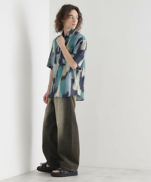 tk.TAKEO KIKUCHI / ティーケー タケオキクチ シャツ・ブラウス | 梨地ボカシプリントシャツ | 詳細15