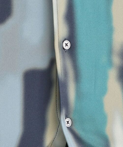 tk.TAKEO KIKUCHI / ティーケー タケオキクチ シャツ・ブラウス | 梨地ボカシプリントシャツ | 詳細16