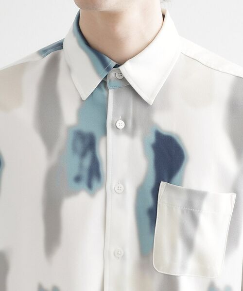 tk.TAKEO KIKUCHI / ティーケー タケオキクチ シャツ・ブラウス | 梨地ボカシプリントシャツ | 詳細20