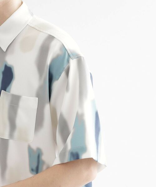 tk.TAKEO KIKUCHI / ティーケー タケオキクチ シャツ・ブラウス | 梨地ボカシプリントシャツ | 詳細21