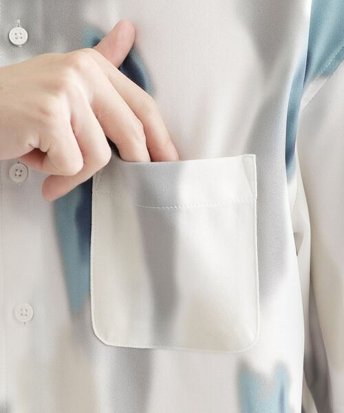 tk.TAKEO KIKUCHI / ティーケー タケオキクチ シャツ・ブラウス | 梨地ボカシプリントシャツ | 詳細22