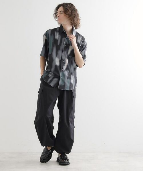 tk.TAKEO KIKUCHI / ティーケー タケオキクチ シャツ・ブラウス | 梨地ボカシプリントシャツ | 詳細6