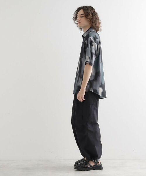 tk.TAKEO KIKUCHI / ティーケー タケオキクチ シャツ・ブラウス | 梨地ボカシプリントシャツ | 詳細7