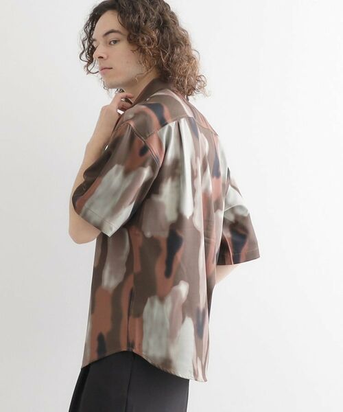 tk.TAKEO KIKUCHI / ティーケー タケオキクチ シャツ・ブラウス | 梨地ボカシプリントシャツ | 詳細9