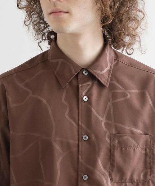 tk.TAKEO KIKUCHI / ティーケー タケオキクチ シャツ・ブラウス | エンボスプリントシャツ | 詳細16