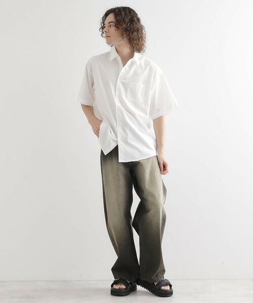 tk.TAKEO KIKUCHI / ティーケー タケオキクチ シャツ・ブラウス | エンボスプリントシャツ | 詳細2