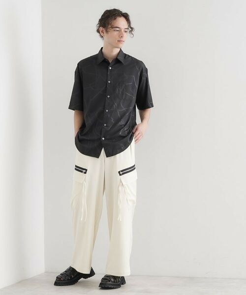 tk.TAKEO KIKUCHI / ティーケー タケオキクチ シャツ・ブラウス | エンボスプリントシャツ | 詳細6