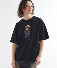 tk.TAKEO KIKUCHI / ティーケー タケオキクチ Tシャツ | アニマルサガラ刺繍Tシャツ