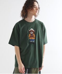 tk.TAKEO KIKUCHI / ティーケー タケオキクチ Tシャツ | アニマルサガラ刺繍Tシャツ