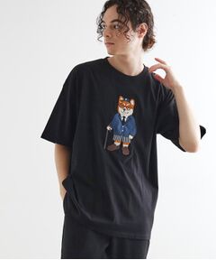 tk.TAKEO KIKUCHI / ティーケー タケオキクチ Tシャツ | アニマルサガラ刺繍Tシャツ